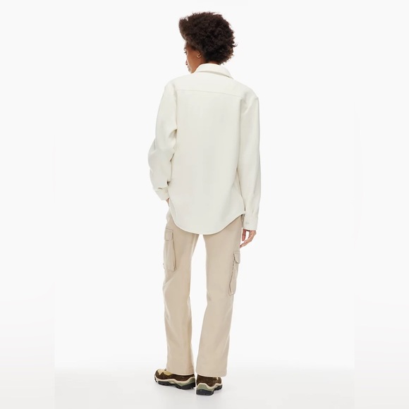 Aritzia TNA Polar Button Up Fleece Shirt Jacket - Picture 2 of 9